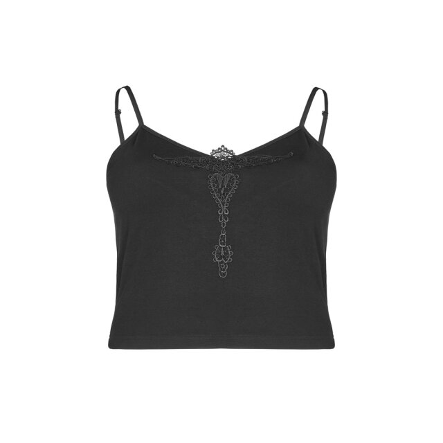 Punk Rave Plus Size Strapshirt with Lace