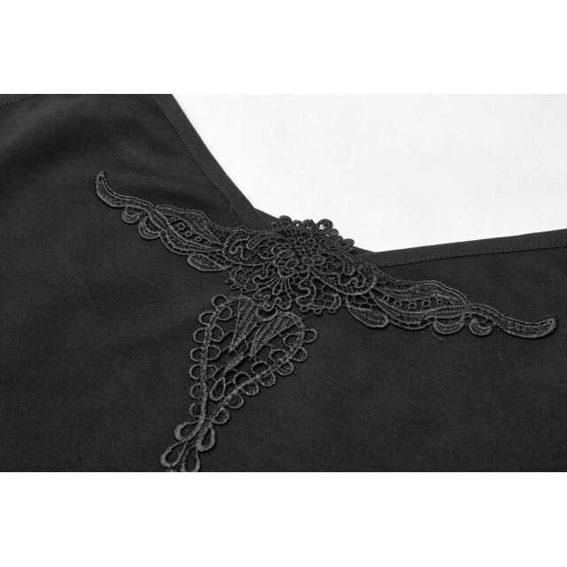 Punk Rave Plus Size Strapshirt with Lace