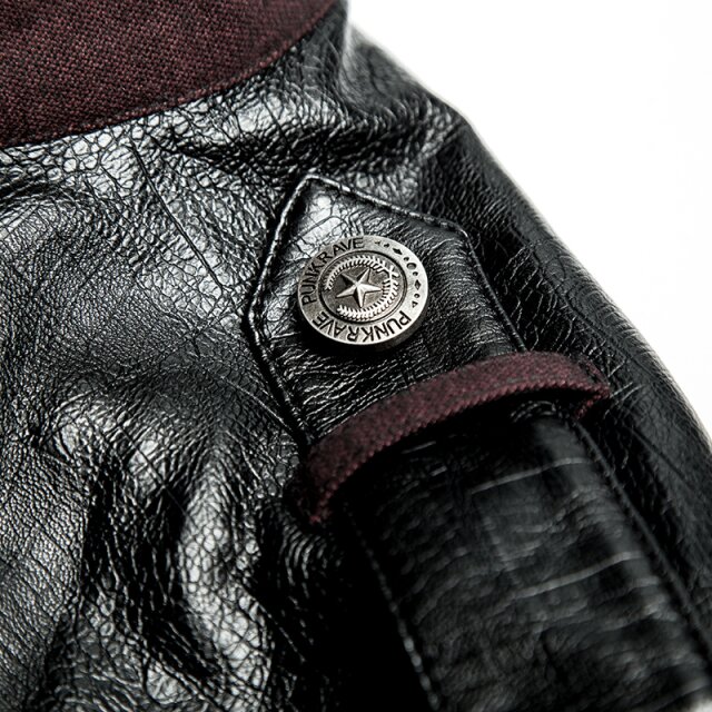 Dunkelrotes Gothic- / Military-Langarm-Hemd Dragonheart - Größe: XXL