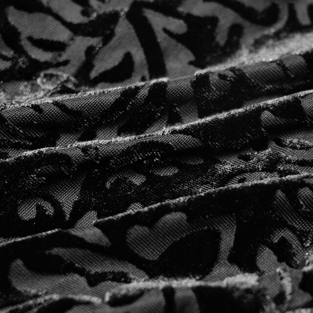 PUNK RAVE Burn-Out Velvet Tip Blouse Grieving Beauty