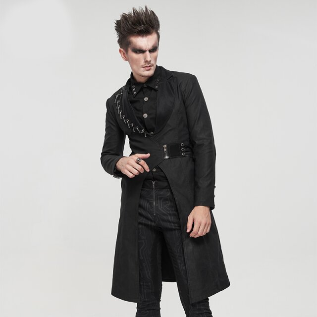 Devil Fashion Gothic-Kurzmantel Satyr S