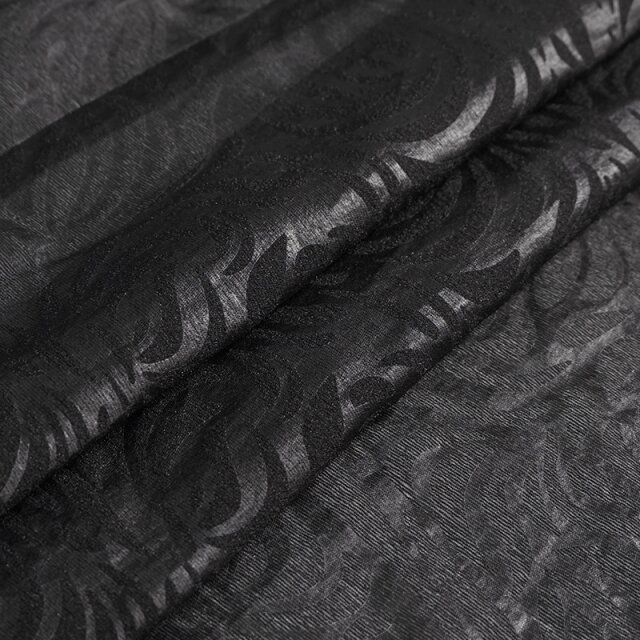 Halbtransparentes Organza-Hemd Genesis mit Kunstleder-Details 3XL