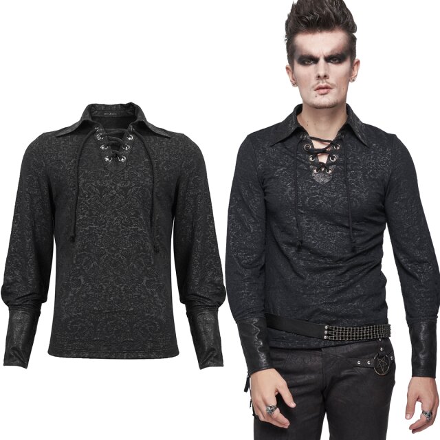 Devil fashion shirt (SHT089)  made of stretch material...