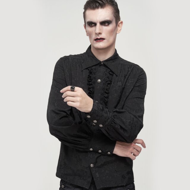 Victorian Goth Mens Shirt Dominus
