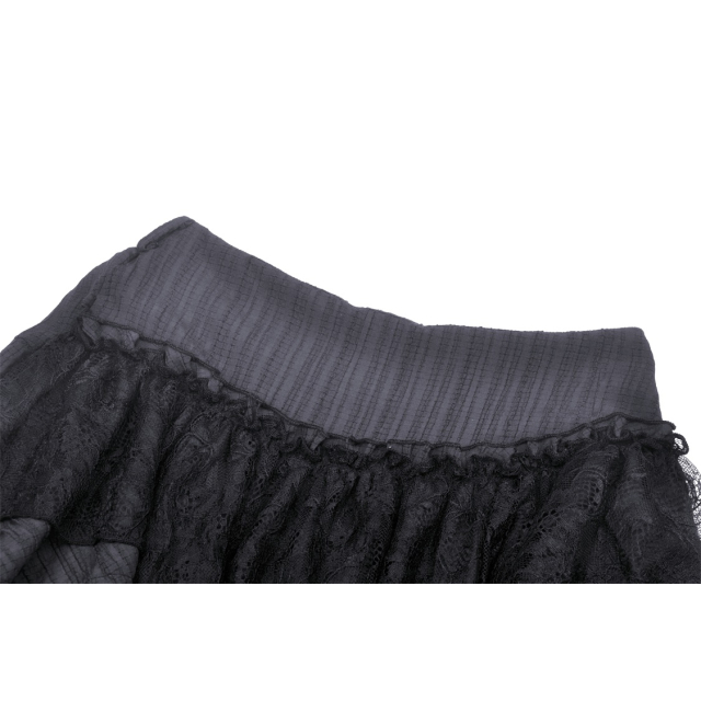 Flounce Mini Skirt Trouble Babe with Swallowtail