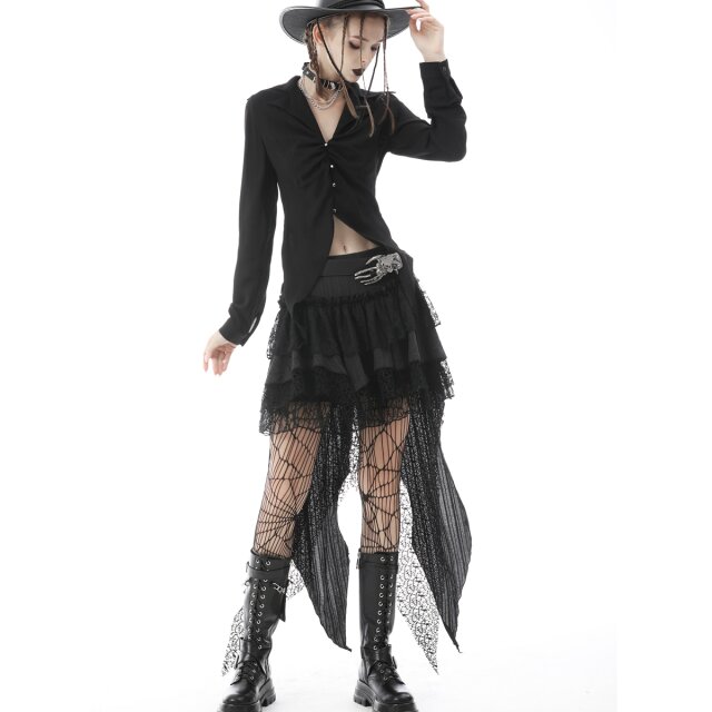 Flounce Mini Skirt Trouble Babe with Swallowtail