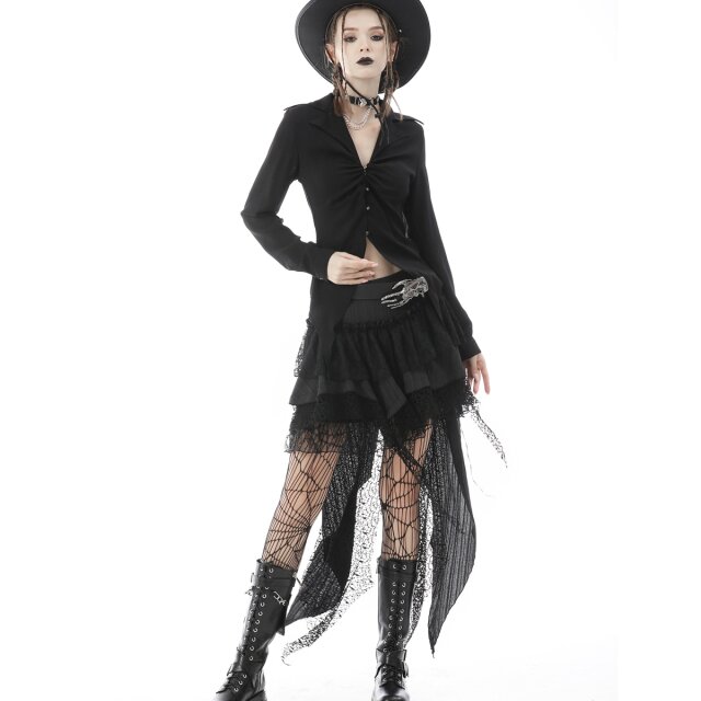 Flounce Mini Skirt Trouble Babe with Swallowtail