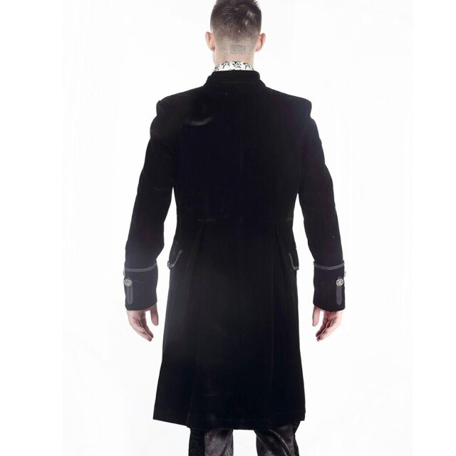 Gothic-Gehrock Freibeuter Brokat oder Samt Samt S