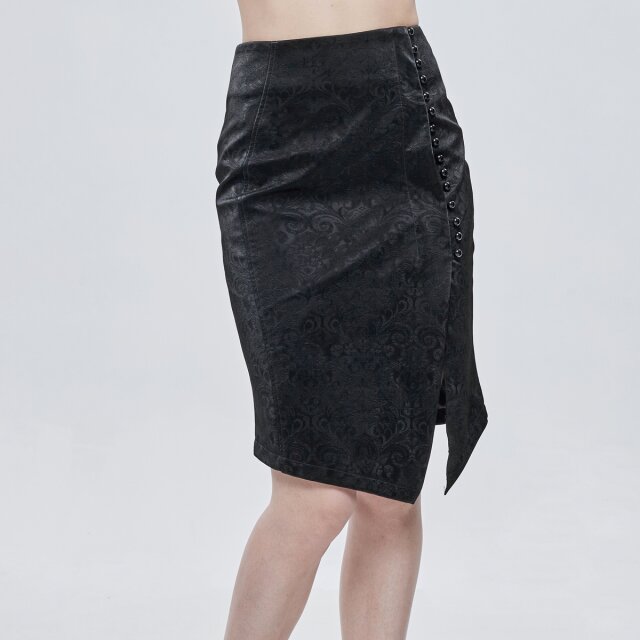 Pandora Faux Leather Pencil Skirt