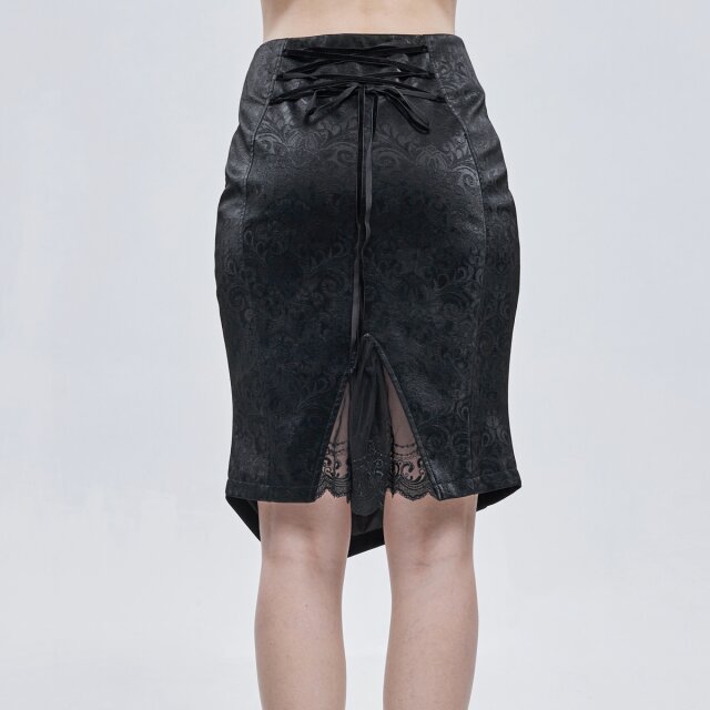 Pandora Faux Leather Pencil Skirt