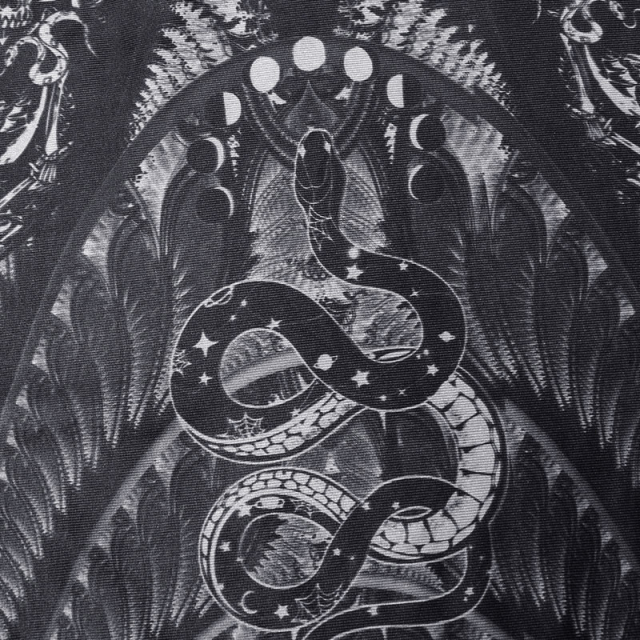 PUNK RAVE Gothic-Shirt Irezumi mit Print