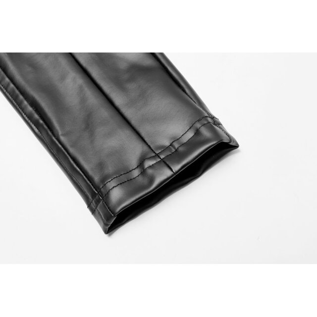 PUNK RAVE Hose Euphoria in Leder-Optik mit Riemen 4XL