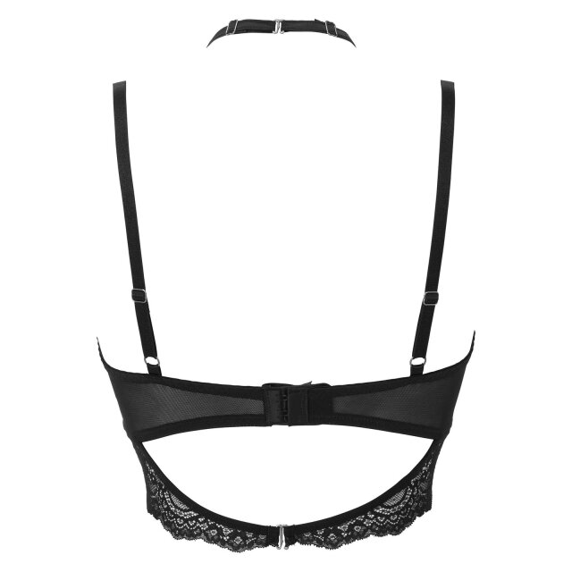 KILLSTAR Mercy lace bra in black or red plain black