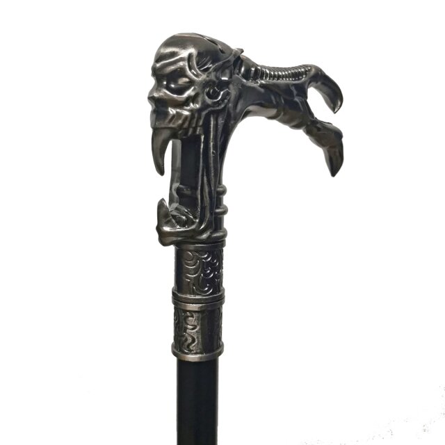 Dämonischer Gothic-Gehstock in zwei Ausführungen Belial