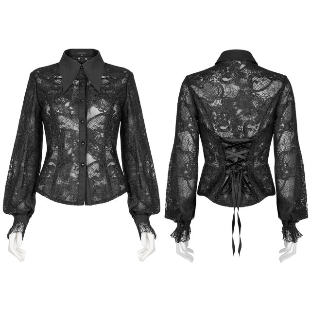 Transparent PUNK RAVE blouse Temptation