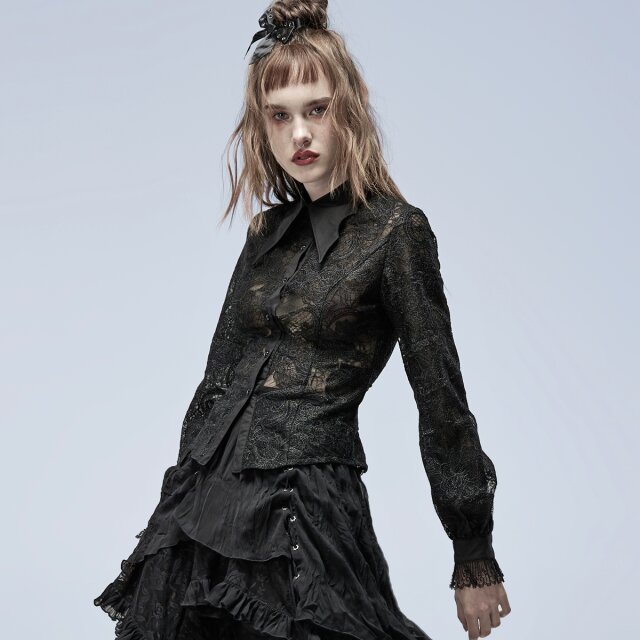 Transparent PUNK RAVE blouse Temptation