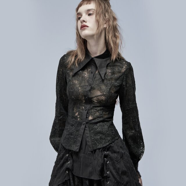Transparent PUNK RAVE blouse Temptation