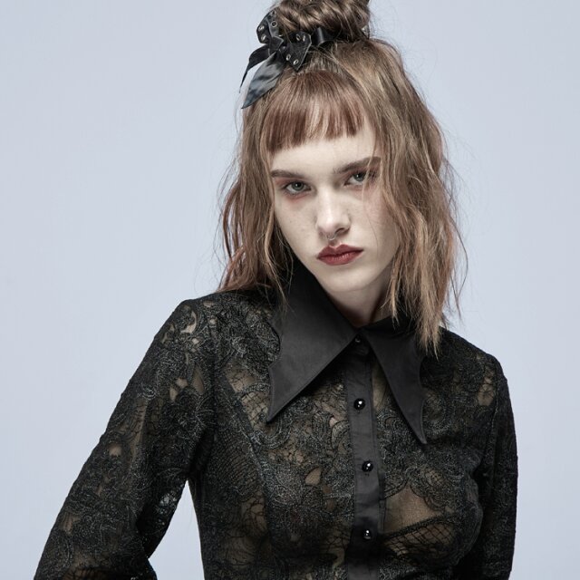 Transparent PUNK RAVE blouse Temptation