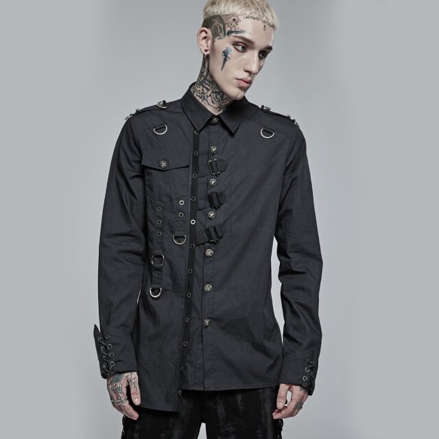 Punk Rave Gothic Shirt Terrorfrequenz