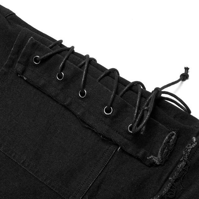 Punk Rave Fetzen-Hose Exodus mit Netz 5XL