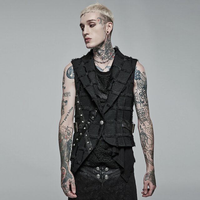 PUNK RAVE Postapokalypse Weste Combichrist XL