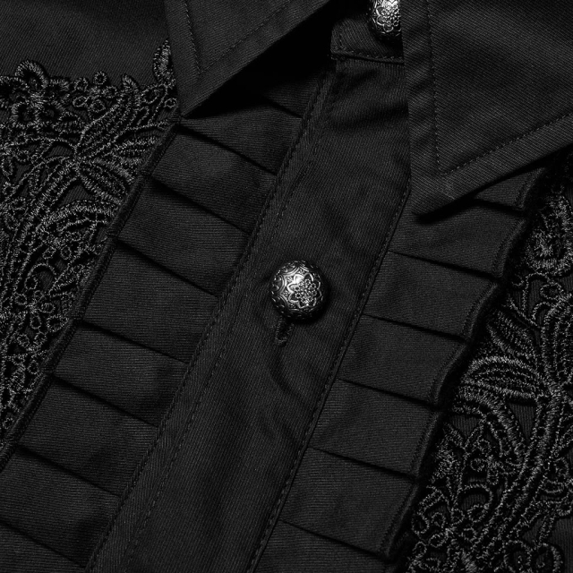 PUNK RAVE Victorian Goth Shirt Dark Romeo