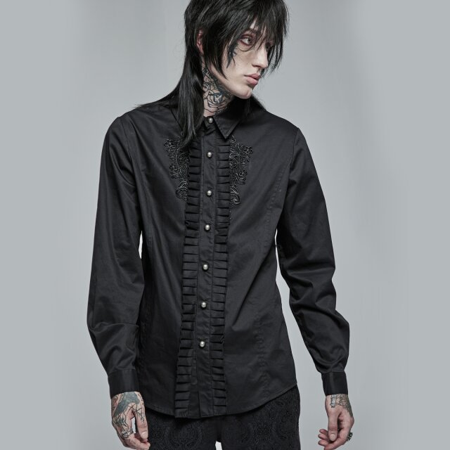 PUNK RAVE Victorian-Goth Hemd Dark Romeo 5XL