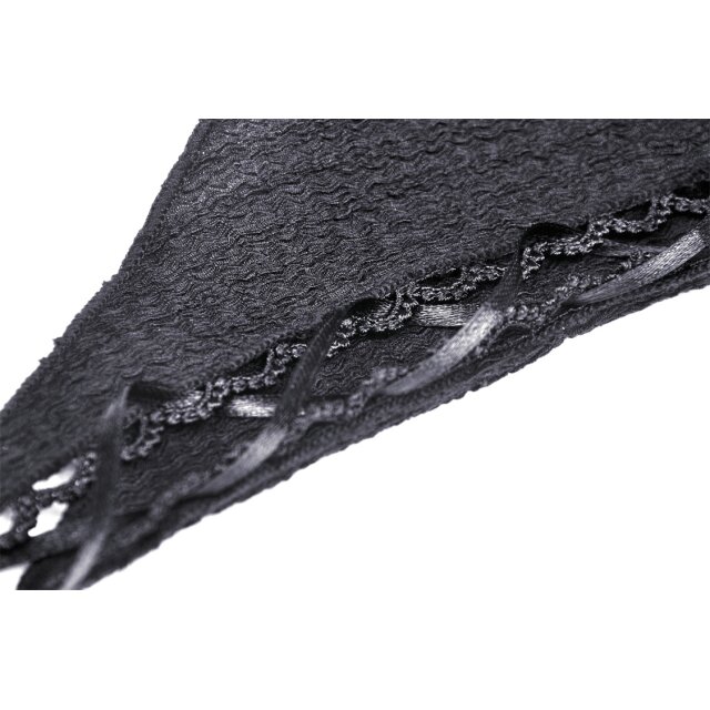 Bauchfreies Kapuzenshirt Glamour Witch mit Zipfeln XXL