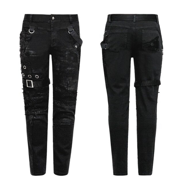 Punk- / Gothic- Hose Demon im Fetzen-Look 5XL