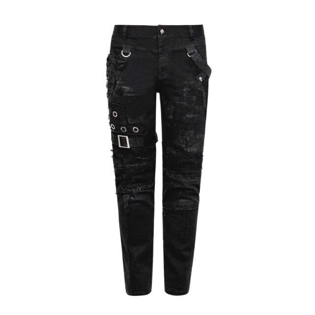 Punk- / Gothic- Hose Demon im Fetzen-Look 5XL