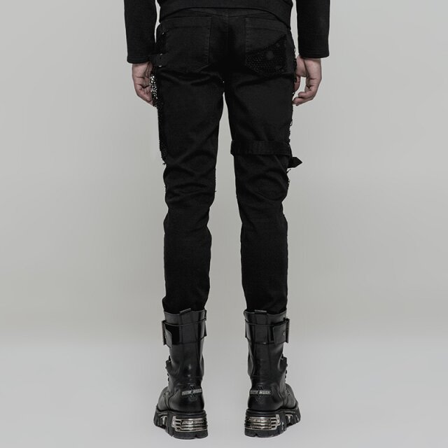 Punk- / Gothic- Hose Demon im Fetzen-Look 5XL