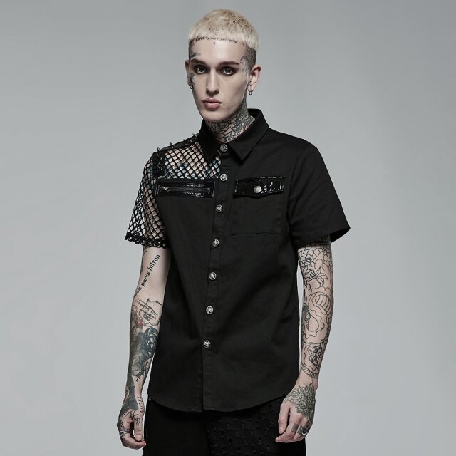 Punk Rave Kurzarmhemd Tortured XL