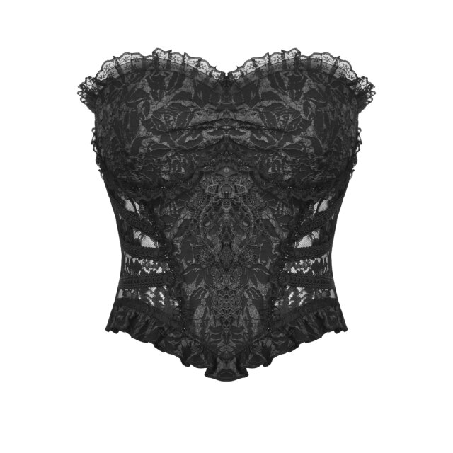 Gothic Korsagen-Top Magdalena XXL