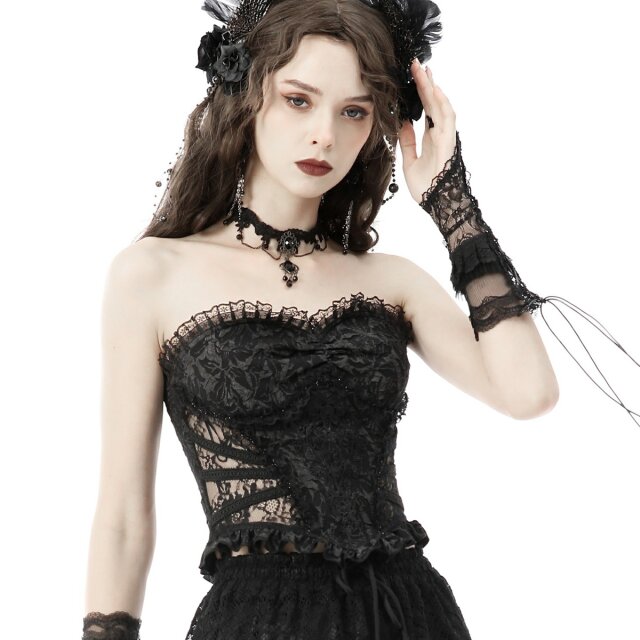 Gothic Korsagen-Top Magdalena XXL