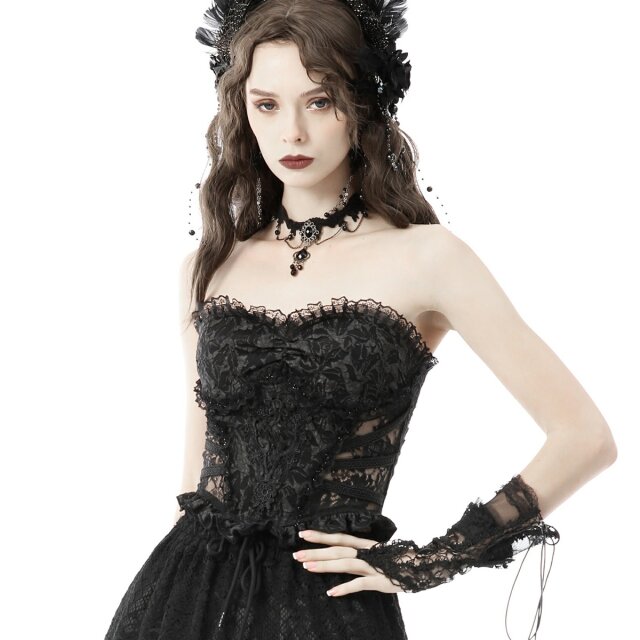 Gothic Korsagen-Top Magdalena XXL
