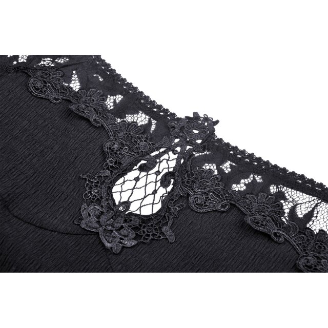 Victorian Goth Shirt Blessed Beauty XS