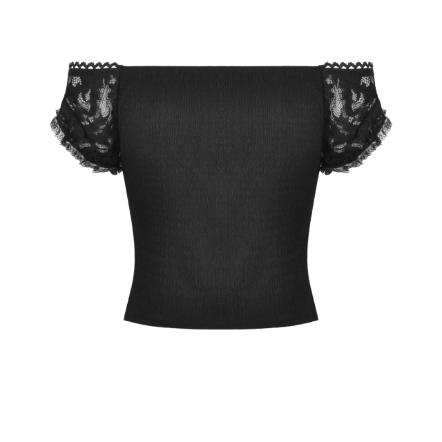 Victorian Goth Shirt Blessed Beauty XS