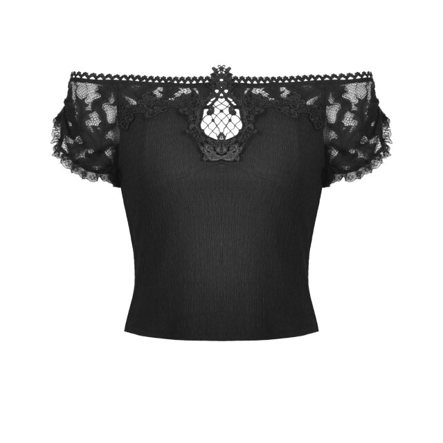 Victorian Goth Shirt Blessed Beauty XS