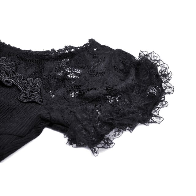 Victorian Goth Shirt Blessed Beauty XS