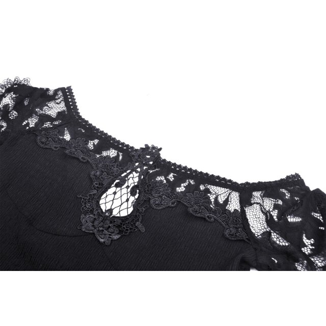 Victorian Goth Shirt Blessed Beauty XXL