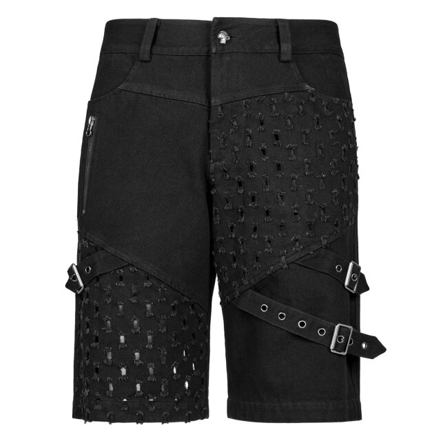 PUNK RAVE Denim Gothic-Shorts Zombified 5XL
