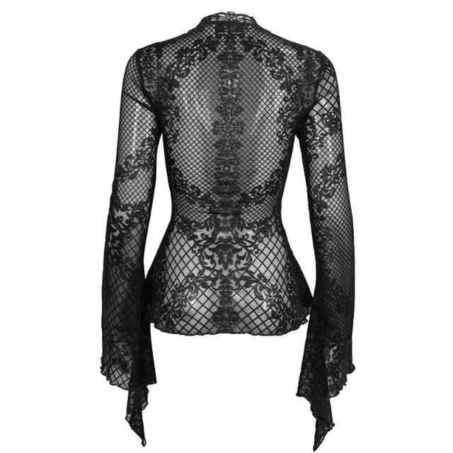 Flocked mesh shirt Supernova