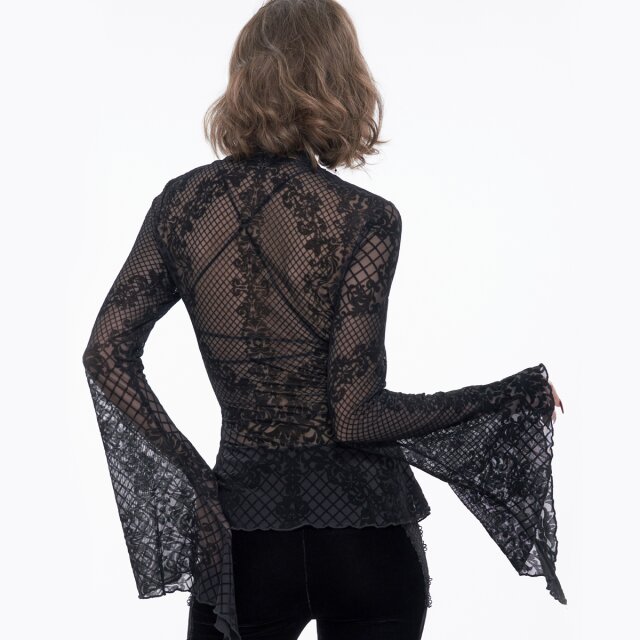 Flocked mesh shirt Supernova