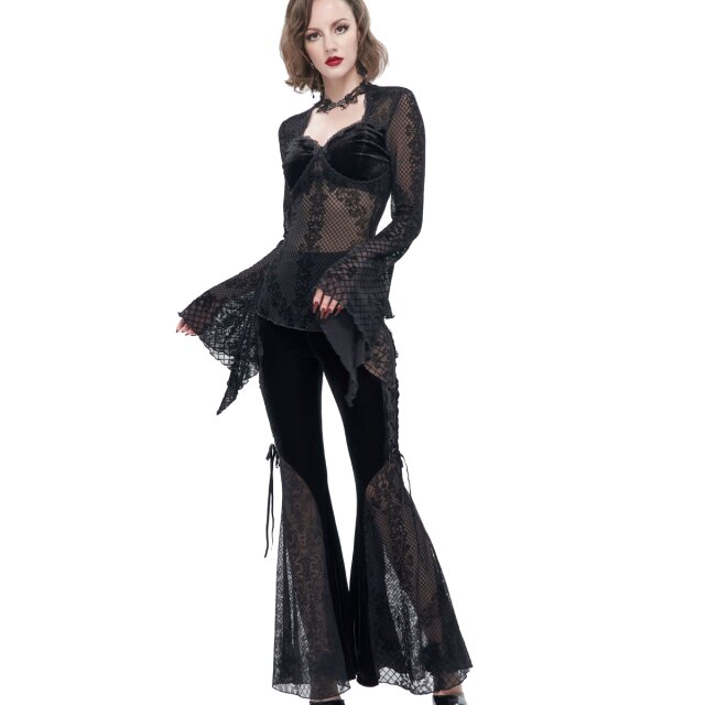 Flocked mesh shirt Supernova