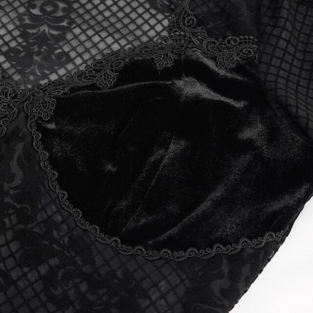 Flocked mesh shirt Supernova