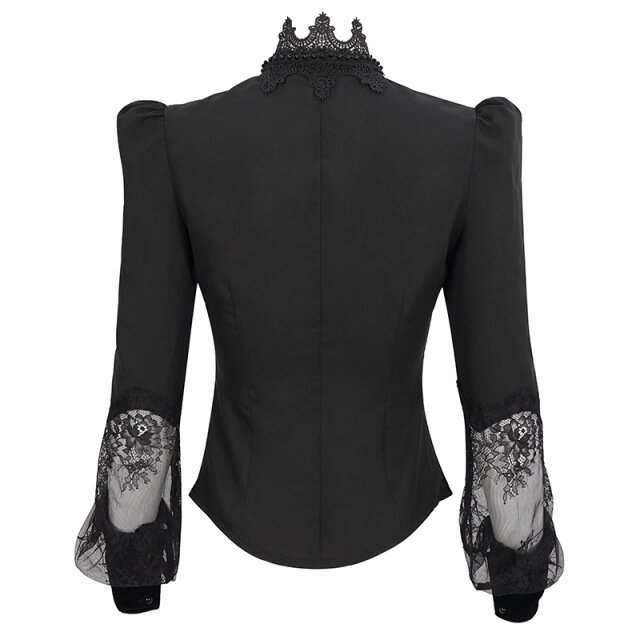 Bluse Moonshine mit Spitzeneinsatz vorne XXL