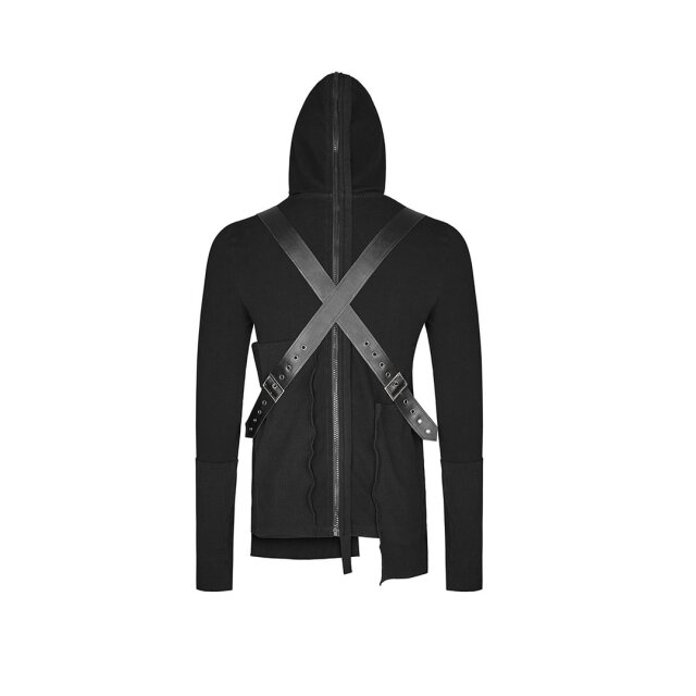 Gothic Punk Sweatjacke Combat für Herren L-XL