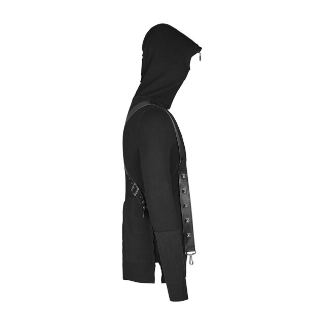 Gothic Punk Sweatjacke Combat für Herren L-XL