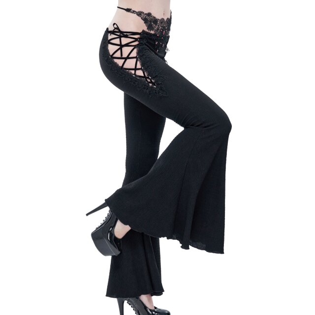 Low Waist Flare Pant Sinistress with Lace