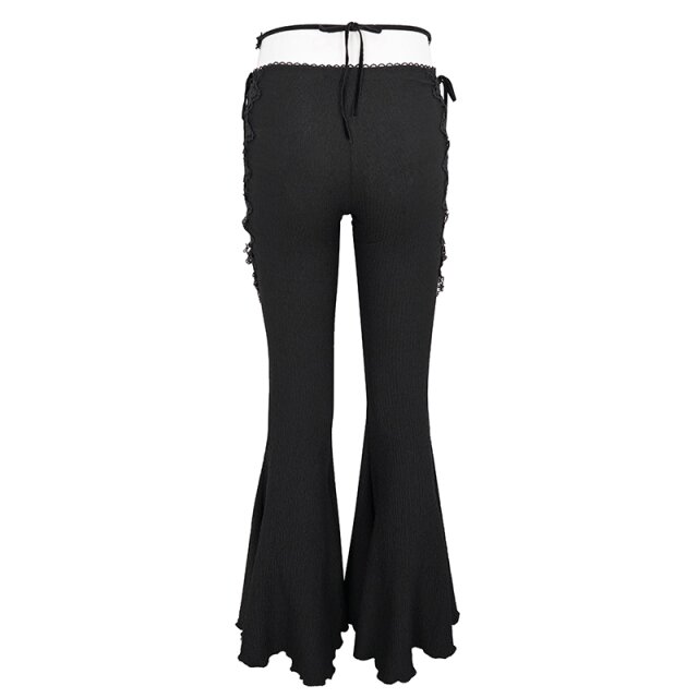 Low Waist Flare Pant Sinistress with Lace